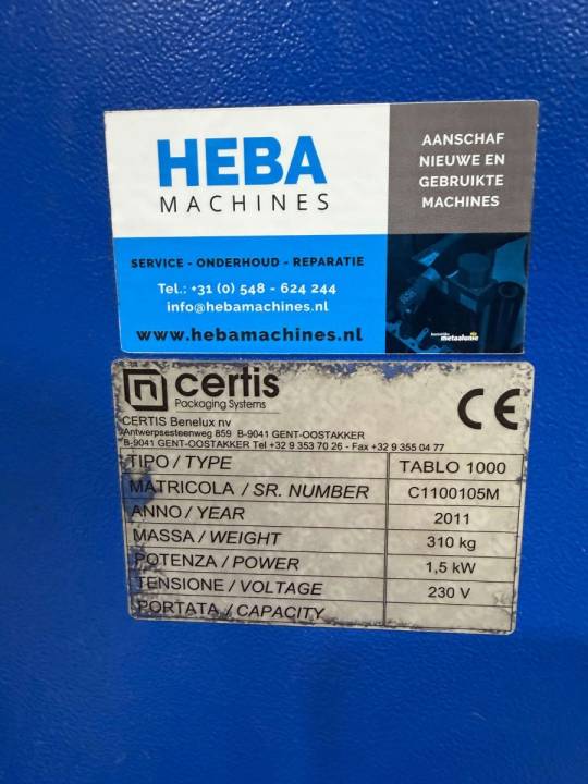 Certis Tablo 1000