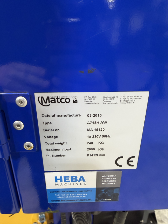 Matco A718H AW