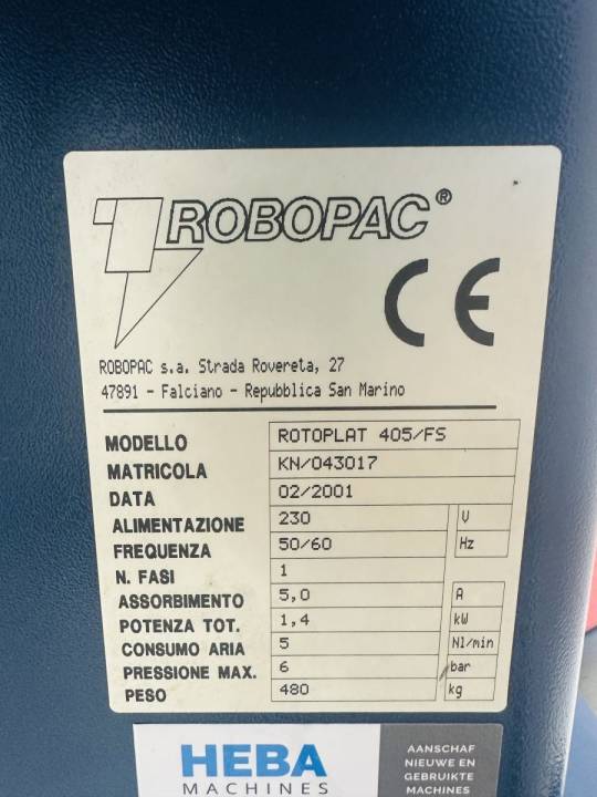 Robopac Rotoplat 405/FS