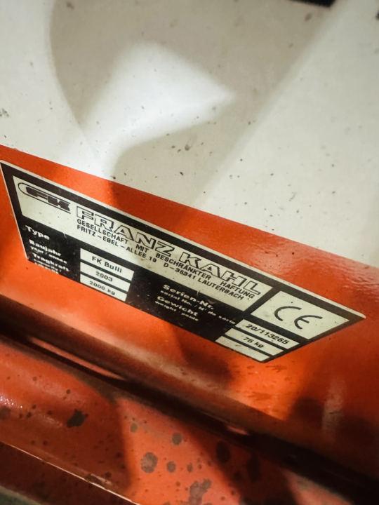 Palletwagen Franz kahl