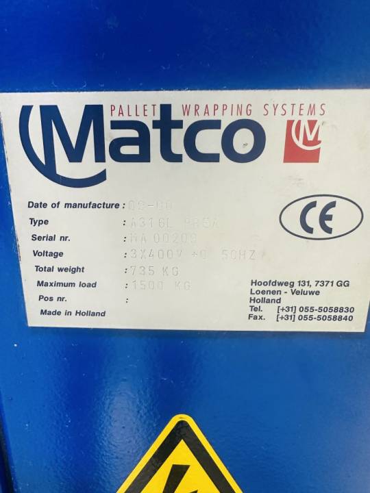 Matco A316L PREA