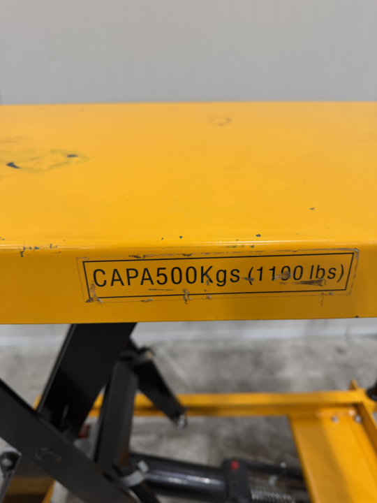 Mobiele Heftafel Manutan