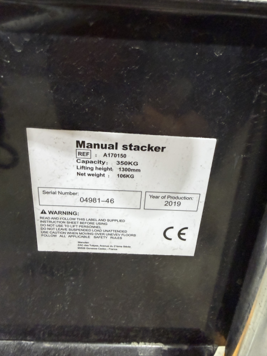 Mobiele Heftafel Manutan