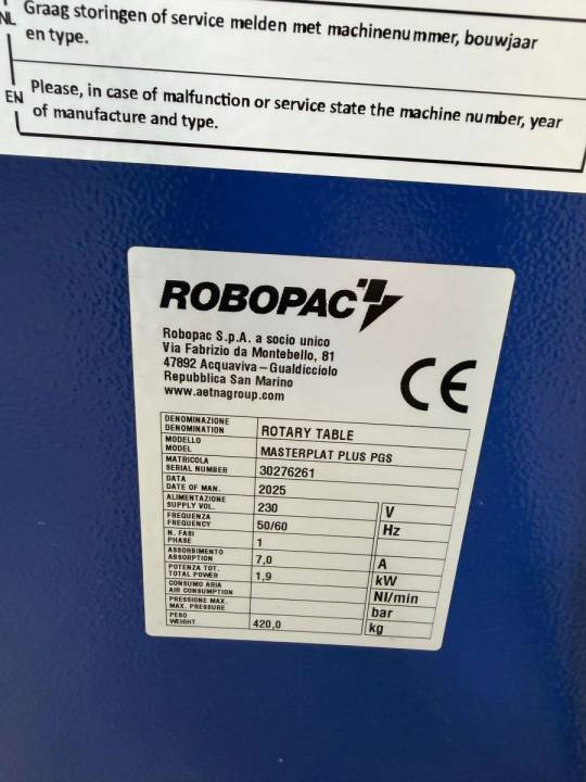Robopac Masterplat Plus PGS