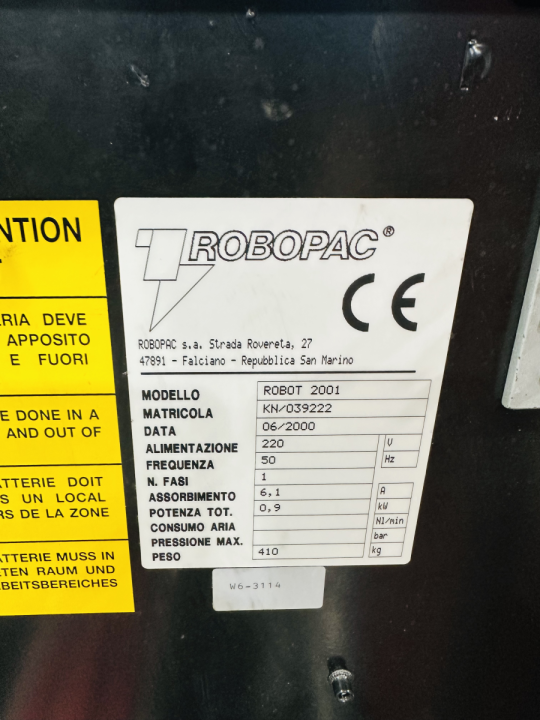 Robopac Robot 2001