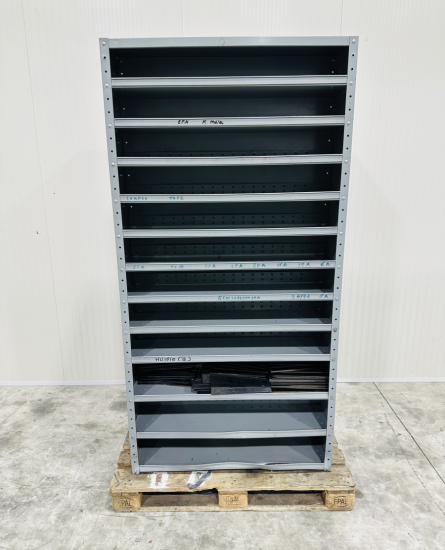 Vakkenkast met schotten