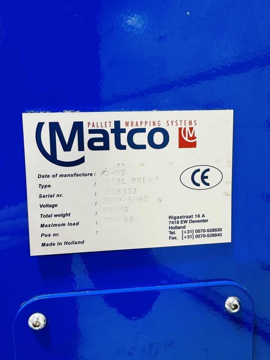 Matco A718L PREA