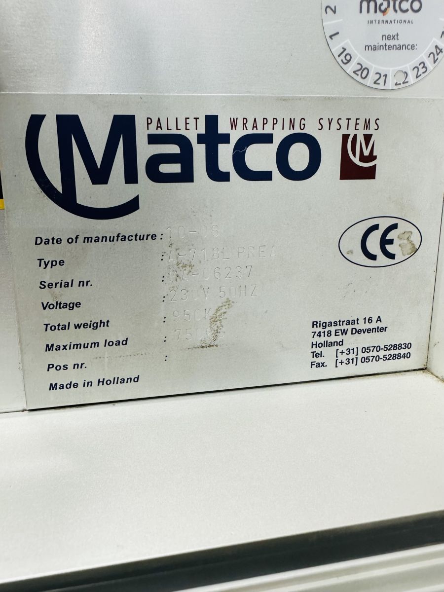 Matco A718L PREA