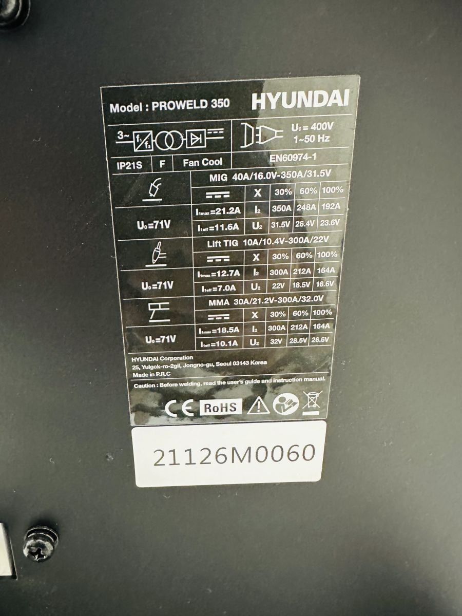 Hyundai Proweld 350